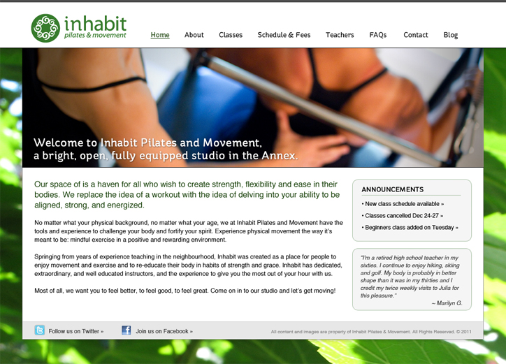 inhabit pilates & movement