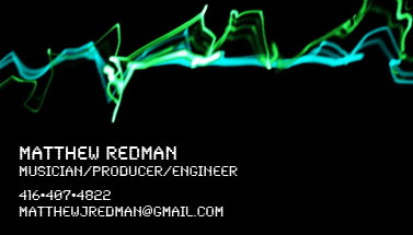 Matthew Redman Business Card