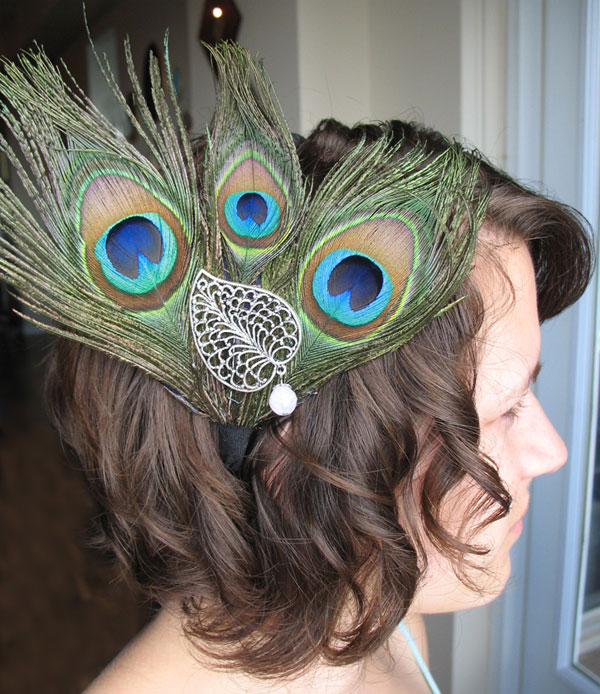 Peacock Fascinator