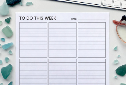 Weekly Planner - Productivity Planners | kbarlowdesign.com